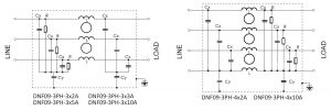 DNF09-3PH Electrical Schematic
