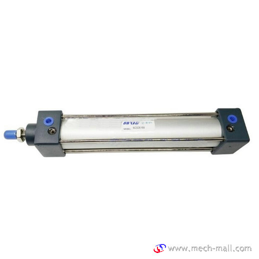 Fevas SC100x600 Series Single Rod Double Acting Pneumatic Bore 100 Strock 600 Standard air pneumatic cylinder SC100600 Specification: SC100x600-S