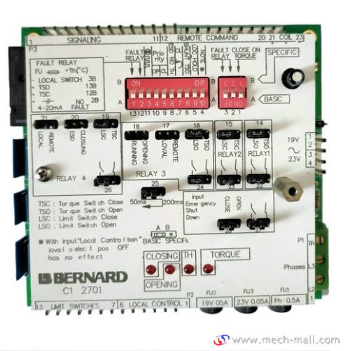 BERNARD CI 2701 Control Board